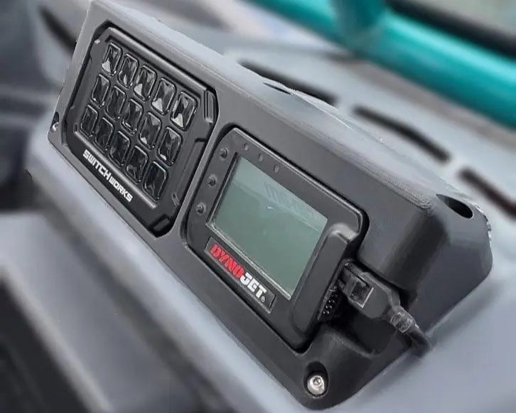 Yamaha YZX1000 Custom Dash Mount For Switch Works and Dynojet POD My Store